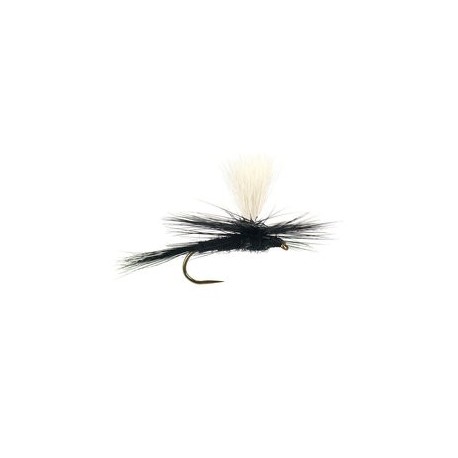 Barbless Flies Parachute Black Gnat BL $2.50