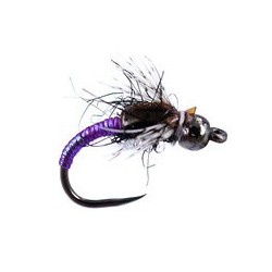 Barbless Flies Purple Pearl Nymph BH BL $2.50