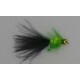 Lures Short Shank Black & Green Leadhead $2.50