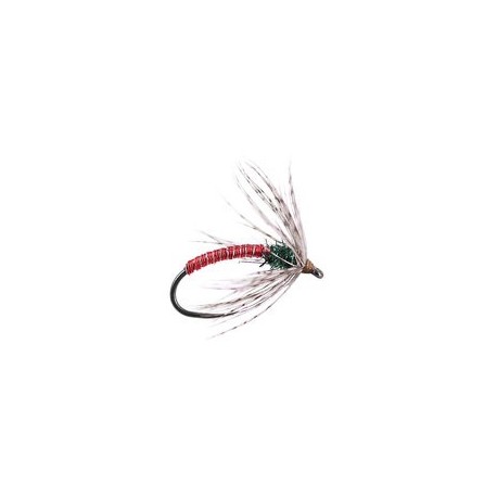 Barbless Flies Red Metallic Soft Hackles Spider BL $2.50