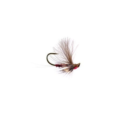 Barbless Flies Reversed Claret Quill BL $2.50