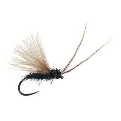 Barbless Flies Small Black CDC Caddis BL $2.50