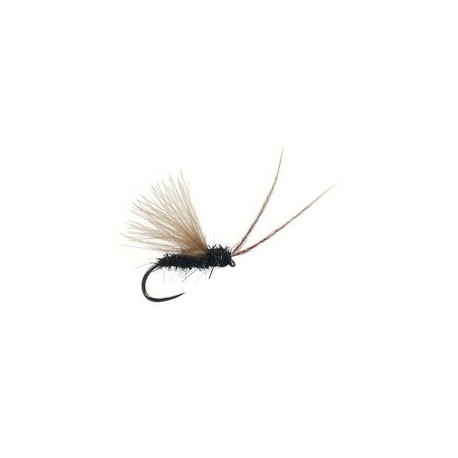 Barbless Flies Small Black CDC Caddis BL $2.50