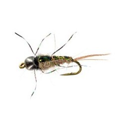 Beaded Nymphs Atomic Mayfly BH Tan $2.50
