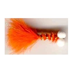 Boobies orange booby nymph button $2.50