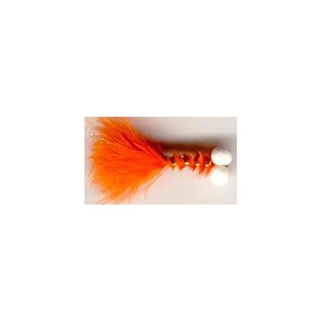 Boobies orange booby nymph button $2.50