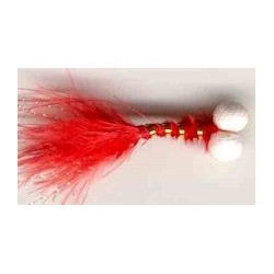 Boobies red booby nymph button $2.50