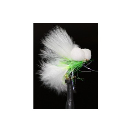 Boobies uv cat white eyed booby with marabou tail $2.50
