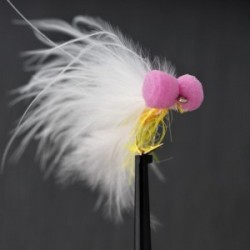 Boobies uv sunburst straggle booby with white marabou tail $2.50