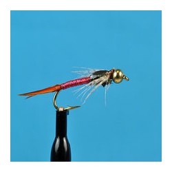 Beaded Nymphs Bead Head Copper John Pink $2.50
