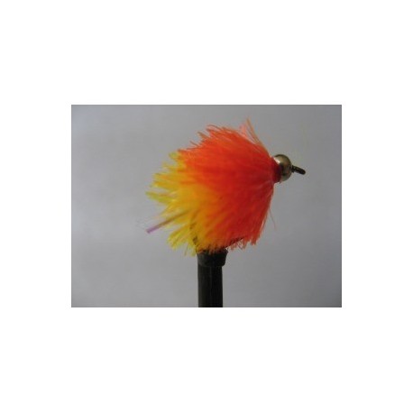 Blobs orange sunburst gold head blob $2.50