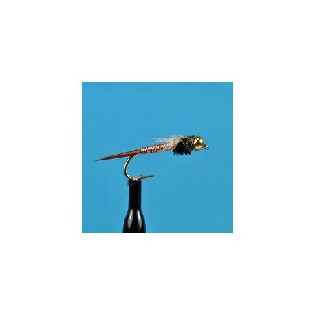 Beaded Nymphs Bead Head Copper John $2.50