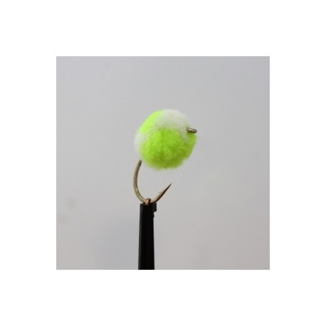 Blobs white and chartreuse egg $2.50