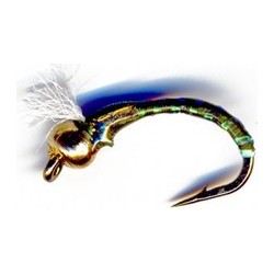 Buzzer 3D Glass Epoxy Bead Head Nymph Orange $2.34