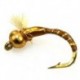 Buzzer 3D Glass Epoxy Bead Head Nymph Brown $2.50