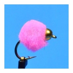 Beaded Nymphs Bead Head Egg Pink $2.50