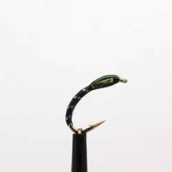 Buzzer black head chartreuse mop bug $2.50