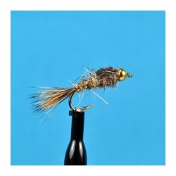 Beaded Nymphs Bead Head Gold Ribbed Hare's Ear Nymph $2.50