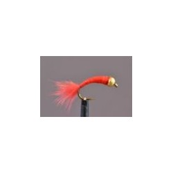 Buzzer Goldhead Epoxy Bloodworm $2.34