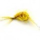 Nymphs tan scud button $2.50