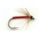 Nymphs red soft hackle button $2.50