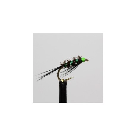 Nymphs black green glow head diawl bach $2.34