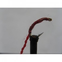 Nymphs epoxy flexifloss tail b w $2.34
