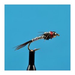 Beaded Nymphs Bead Head Lighting Bug Silver $2.50