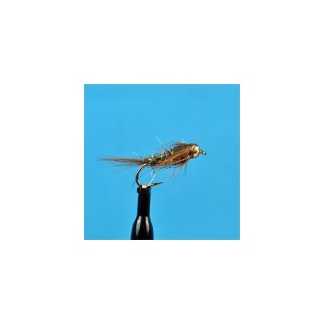 Beaded Nymphs Bead Head March Brown Soft Hackle Olive $2.50