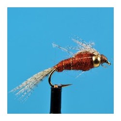 Beaded Nymphs Bead Head Mayfly Brown $2.50