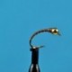 Beaded Nymphs Bead Head Midge Brown Silver $2.50