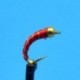 Beaded Nymphs Bead Head Midge Red $2.50