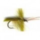 Dries olive horned caddis button $2.50