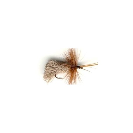 Dries gray goddards caddis button $2.50