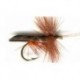 Dries dark brown hornded caddis button $2.50