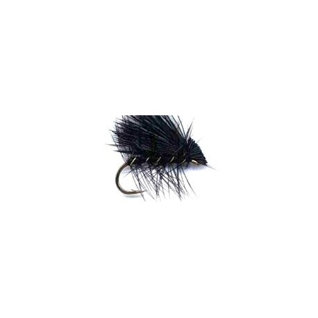 Dries black elk hair caddis button $2.50