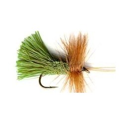 Dries green goddards caddis button $2.50