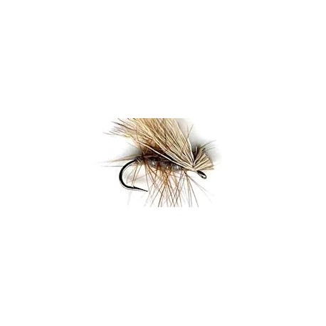 Dries gray elk hair caddis button $2.50