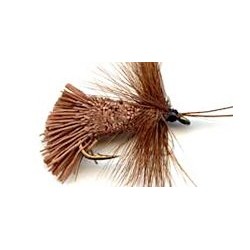 Dries brown goddards caddis button $2.50