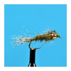 Beaded Nymphs Bead Head Olive $2.50