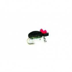 Terrestrials Beetle Hi Vis Black Foam $3.00