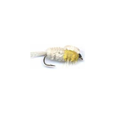 Streamers white yellow montana button $2.50