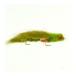 Streamers Red Eyed Sculpin Articulated  Olive $8.00