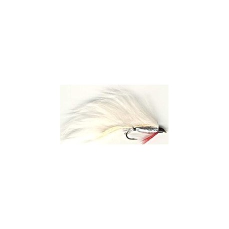 Streamers white zonker button $2.50