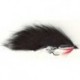 Streamers black zonker button $2.50
