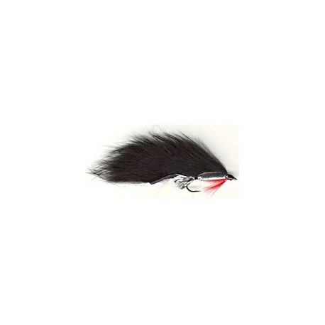 Streamers black zonker button $2.50