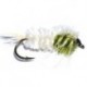 Streamers white olive montana button $2.50