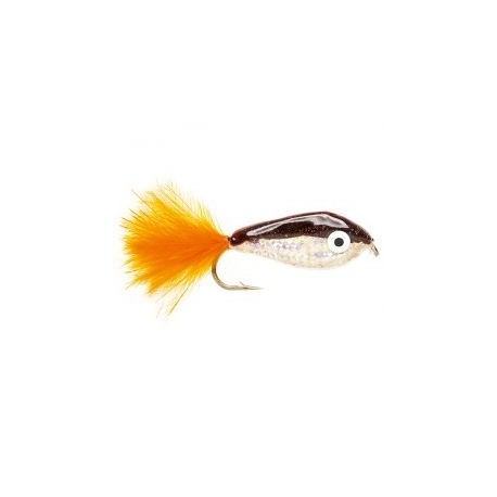 Streamers Epoxy Minnow  Pearl Orange Tail $4.00