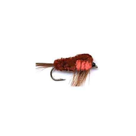 Streamers brown ornage montana button $2.50