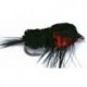 Streamers black red montana button $2.50